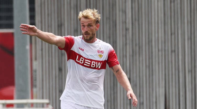 2026.08.01, Deutschland, Stuttgart, Fußball VfB Stuttgart II vs. FC Astoria Walldorf, Alexander Groiß (VfB) *** August 1, 2026, Germany, Stuttgart, Soccer: VfB Stuttgart II vs. FC Astoria Walldorf, Alexander Groiß (VfB)