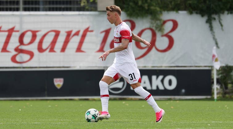 2026.08.01, Deutschland, Stuttgart, Fußball VfB Stuttgart II vs. FC Astoria Walldorf, Veit Stange (VfB) *** August 1, 2026, Germany, Stuttgart, Soccer: VfB Stuttgart II vs. FC Astoria Walldorf, Veit Stange (VfB)
