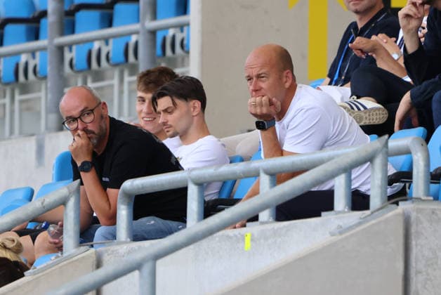01.08.2026, Fussball, Herren, Testspiel, Saison 2026 2027, 1. FC Saarbrücken - US Thionville Lusitanos, Sportvorstand Markus Thiele (1. FC Saarbrücken), Leiter der Lizenzspielerabteilung Bastian Noth (1. FC Saarbrücken) Saarbrücken Ludwigsparkstadion Saarland Deutschland (DEU) *** August 1, 2026, Soccer, Men s, Friendly Match, 2026–2027 Season, 1 FC Saarbrücken vs. US Thionville Lusitanos, Sports Director Markus Thiele (1 FC Saarbrücken), Head of the Professional Players Department Bastian Noth (1 FC Saarbrücken), Saarbrücken, Ludwigsparkstadion, Saarland, Germany, DEU Copyright: xSebastianxBachx