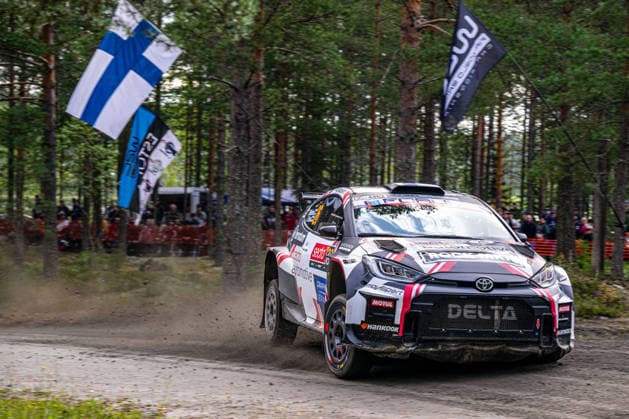 MOTORSPORTS - Rally - WRC, Motorsport Rallye, WM Secto Rally Finland Photo by IPA ABACAPRESS.COM87154679 - Teemu Suninen (FIN) and Janni Hussi (FIN) in a Toyota GR Yaris Rally2 driven by Teemu Suninen in action during the FIA WRC SECTO RALLY FINLAND in Jyväskylä, Finland, July 30–August 2, 2026. Finland Finland  Copyright: xIPAxSport ABACAx