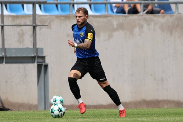01.08.2026, Fussball, Herren, Testspiel, Saison 2026 2027, 1. FC Saarbrücken - US Thionville Lusitanos, Philip Fahrner (1. FC Saarbrücken) Saarbrücken Ludwigsparkstadion Saarland Deutschland (DEU) *** August 1, 2026, Soccer, Men s, Friendly, 2026–2027 Season, 1 FC Saarbrücken vs. US Thionville Lusitanos, Philip Fahrner, 1 FC Saarbrücken, Saarbrücken, Ludwigsparkstadion, Saarland, Germany, DEU Copyright: xSebastianxBachx