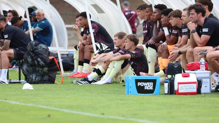01.08.2026, xrekx, Fussball Testspiel, FC Metz - 1.FC Kaiserslautern v.l. Paul Joly (1.FC Kaiserslautern) Ben Jungfleisch (1.FC Kaiserslautern) (DFL DFB REGULATIONS PROHIBIT ANY USE OF PHOTOGRAPHS as IMAGE SEQUENCES and or QUASI-VIDEO) Metz *** August 1, 2026, xrekx, Soccer Friendly Match, FC Metz 1 FC Kaiserslautern v l Paul Joly 1 FC Kaiserslautern Ben Jungfleisch 1 FC Kaiserslautern DFL DFB REGULATIONS PROHIBIT ANY USE OF PHOTOGRAPHS as IMAGE SEQUENCES and or QUASI-VIDEO Metz