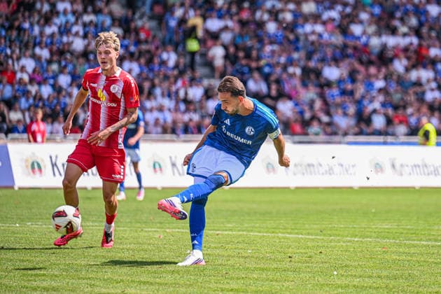 Football, friendly match, KSV Hessen Kassel v FC Schalke 04