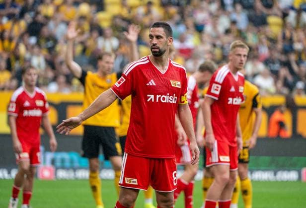 Fußball, Herren, Saison 2026 2027, Testspiel, Dynamo Dresden - 1. FC Union Berlin, Rani Khedira (1. FC Union Berlin), 01.08. 2026, *** Soccer, Men s, 2026–2027 Season, Friendly Match, Dynamo Dresden vs. 1. FC Union Berlin, Rani Khedira (1. FC Union Berlin), August 1, 2026, Copyright: xMatthiasxKochx