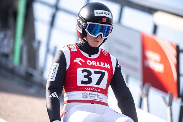 Wisla 01.08.2026 Ski jumping, Skispringen, Ski, nordisch FIS Summer Grand Prix 2026 on Adam Malysz Wisla Malinka Hill. Day 1. Women s Training --- Skoki Narciarskie. FIS Letnie Grand Prix 2026 na Skoczni im. Adama Malysza w Wisle Malince. Dzien 1. Trening Kobiet Persons shown : Eirin Maria Kvandal Fot. Kai Taller Arena Akcji NEWSPIX.PL --- newspix.pl POLAND OUT! 