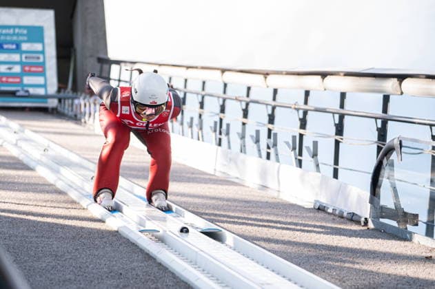Wisla 01.08.2026 Ski jumping, Skispringen, Ski, nordisch FIS Summer Grand Prix 2026 on Adam Malysz Wisla Malinka Hill. Day 1. Women s Training --- Skoki Narciarskie. FIS Letnie Grand Prix 2026 na Skoczni im. Adama Malysza w Wisle Malince. Dzien 1. Trening Kobiet Persons shown : Kamila Karpiel Fot. Kai Taller Arena Akcji NEWSPIX.PL --- newspix.pl POLAND OUT! 