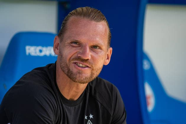 Rostock, Deutschland 01. August 2026: Testspiel - 2026 2027 - FC Hansa Rostock gegen Borussia Mönchengladbach Im Bild: Trainer Eugen Polaski (Bor. Mönchengladbach) *** Rostock, Germany, August 1, 2026; 2026-2027 preseason match: FC Hansa Rostock vs. Borussia Mönchengladbach; Pictured: Coach Eugen Polaski of Borussia Mönchengladbach Copyright: xFotostandx xVoelkerx