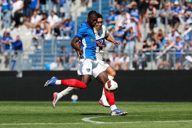 2026.08.01 Darmstadt, Testpiel SV Darmstadt 98 - FC Portsmouth v.l. Dia Madiodio (Norwich City FC), Hojae Lee (SV Darmstadt 98) battles for the Ball *** August 1, 2026, Darmstadt, Friendly Match: SV Darmstadt 98 vs. FC Portsmouth; Dia Madiodio (Norwich City FC), Hojae Lee (SV Darmstadt 98) battle for the ball Copyright: HMBxMedia JoaquimxFerreira