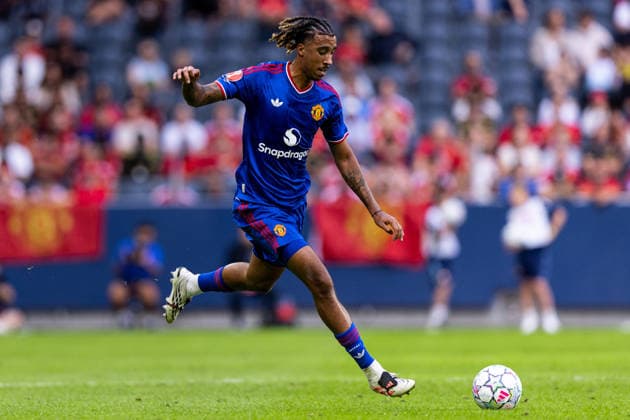 260801 Leny Yoro of Manchester United, ManU during the friendly football match between Manchester United and Atletico Madrid on August 1, 2026 in Stockholm. Photo: Caisa Rasmussen BILDBYRAN COP 353 CR0060 fotboll football soccer fotball träningsmatch friendly match manchester united atletico madrid bbeng *** 260801 Leny Yoro of Manchester United during the friendly soccer match between Manchester United and Atlético Madrid on August 1, 2026 in Stockholm. Photo by Caisa Rasmussen, BILDBYRAN COP 353 CR0060. soccer, football, training match, friendly match, Manchester United, Atlético Madrid, bbeng  Copyright: CAISAxRASMUSSEN BB260801CR012