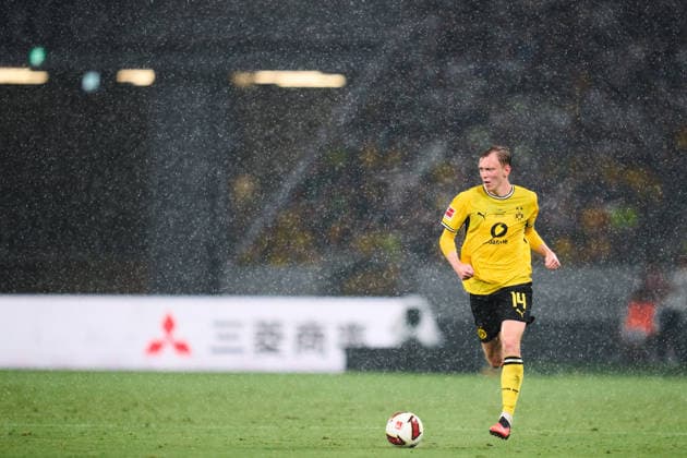 Maximilian Beier (Dortmund), AUGUST 1, 2026 - Football Soccer : International Friendly, Länderspiel, Nationalmannschaft match between FC Tokyo -1 Borussia Dortmund at MUFG STADIUM (National Stadium) in Tokyo, Japan.  aflo_339773658 KenxAsakurax