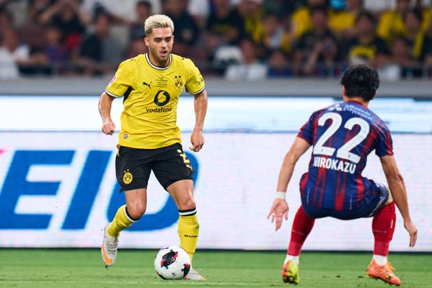 Yan Couto (Dortmund), AUGUST 1, 2026 - Football Soccer : International Friendly, Länderspiel, Nationalmannschaft match between FC Tokyo -1 Borussia Dortmund at MUFG STADIUM (National Stadium) in Tokyo, Japan.  aflo_339773701 KenxAsakurax