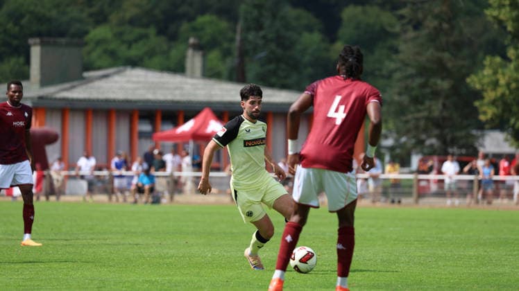 01.08.2026, xrekx, Fussball Testspiel, FC Metz - 1.FC Kaiserslautern v.l. Semih Sahin (1.FC Kaiserslautern) (DFL DFB REGULATIONS PROHIBIT ANY USE OF PHOTOGRAPHS as IMAGE SEQUENCES and or QUASI-VIDEO) Metz *** August 1, 2026, xrekx, Soccer Friendly Match, FC Metz vs. 1. FC Kaiserslautern, featuring Semih Sahin, 1. FC Kaiserslautern. DFL and DFB regulations prohibit any use of photographs as image sequences and or quasi-video. Metz