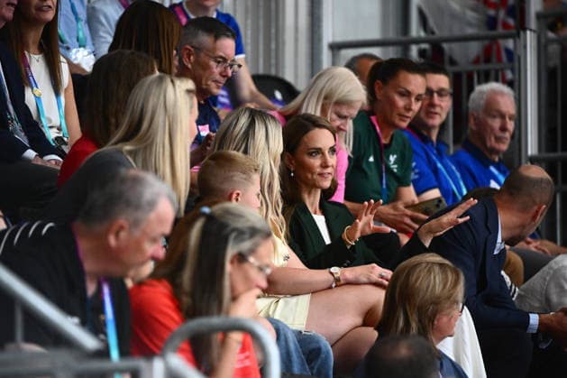 Commonwealth Games in Glasgow, members of the British Royal Family in attendance