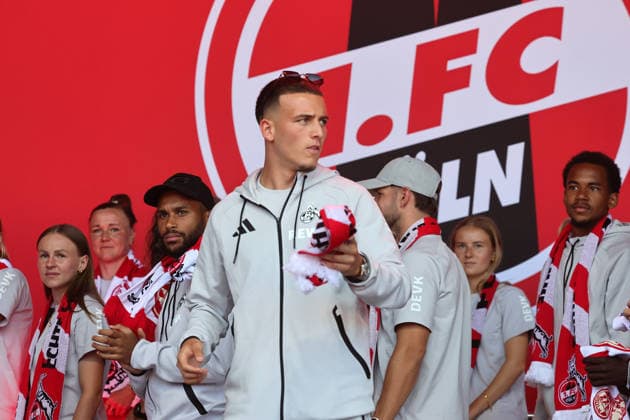 1. FC Köln, Saisoneröffnung auf den Vorwiesen, 01.08.2026, Said El Mala (1. FC Köln), Bild: *** Local Caption *** Ausschließlich redaktionelle Nutzung Editorial use only *** Sport 1 FC Köln, Season Opener at the Vorwiesen, August 1, 2026, Said El Mala 1 FC Köln, Image *** Local Caption *** Editorial use only