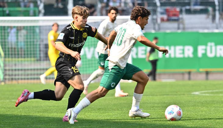 Football, Bavarian Regional League, SpVgg Greuther Fürth II v SpVgg Bayreuth