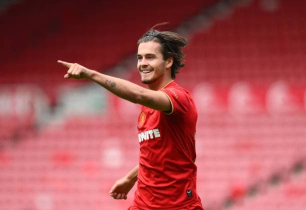 Leo Castledine of Middlesbrough celebrates scoring their third goal Middlesbrough v Espanyol, Pre Season Friendly, Football, Riverside Stadium, Middlesbrough, UK - 01 Aug 2026Middlesbrough Riverside Stadium United Kingdom EDITORIAL USE ONLY No use with unauthorised audio, video, data, fixture lists, club league logos or live services. Online in-match use limited to 120 images, no video emulation. No use in betting, games or single club league player publications.  Copyright: xRichardxLee Shutterstockx 17025143w