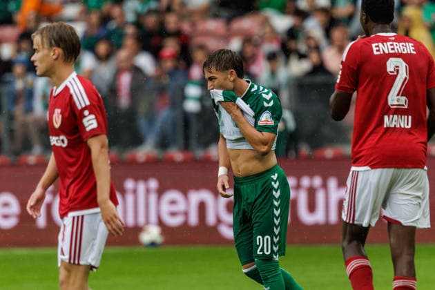 01.08.2026, GER, Testspiel, Saison 2026 2027), FC Energie Cottbus - SV Werder Bremen. Chuki (SV Werder Bremen 20) Einzelaktion Aktion Cottbus Stadion der Freundschaft Brandenburg Deutschland *** August 1, 2026, GER, Friendly Match, 2026–2027 Season, FC Energie Cottbus vs. SV Werder Bremen, Chuki, SV Werder Bremen, 20, Individual Play, Play, Cottbus, Stadion der Freundschaft, Brandenburg, Germany Copyright: xnordphotoxGmbHx xTrienitzx