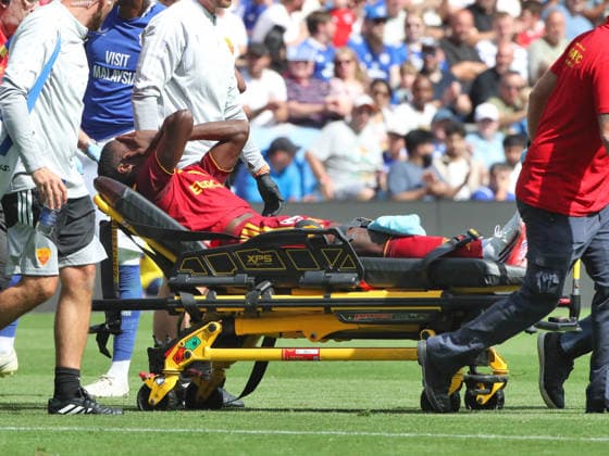 SOCCER - Friendly Match - Cardiff vs. Roma Photo by IPA ABACAPRESS.COM87159079 - August 1, 2026 Cardiff City vs. Roma Friendly Match. Sports; Soccer; In the photo: Bah is substituted for Barella (Photo by Gino Mancini) Cardiff  Copyright: xIPAxSport ABACAx