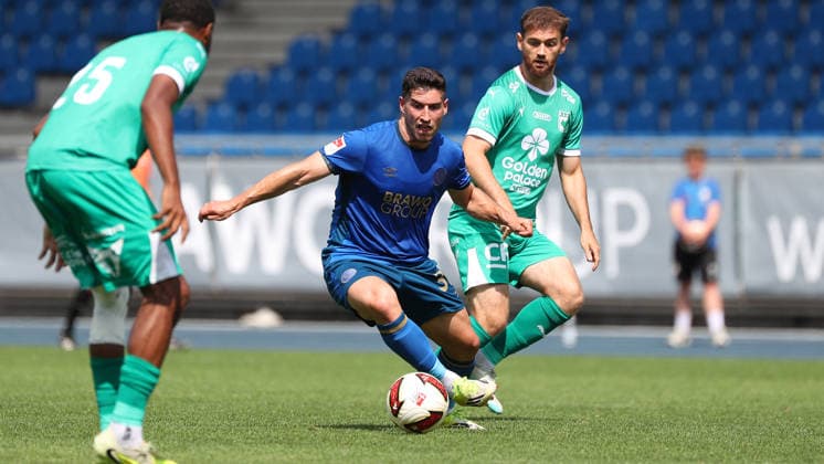 Eintracht vs. RAAL La Louviere, Testspiel Braunschweig, 01.08.2026, Fußball, Herren, Saison 2026 2027, Testspiel, Eintracht Braunschweig vs. RAAL La Louviere: Robin Heußer (Eintracht Braunschweig) Deutschland *** Eintracht vs. RAAL La Louvière, Friendly Match in Braunschweig, August 1, 2026, Soccer, Men s, 2026–2027 Season, Friendly Match, Eintracht Braunschweig vs. RAAL La Louvière, Robin Heußer, Eintracht Braunschweig, Germany