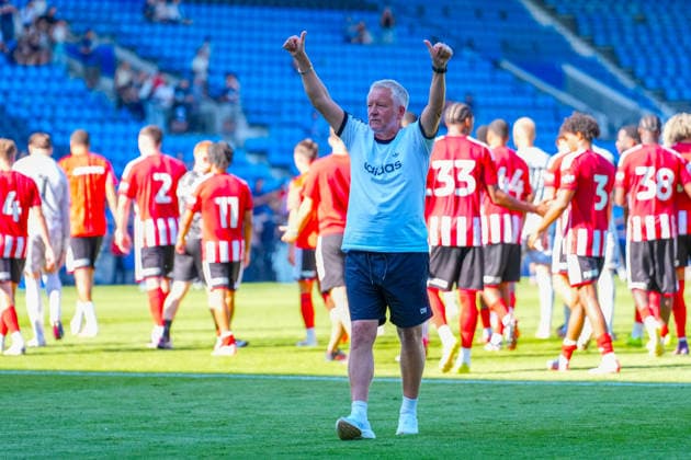01.08.2026, xydrx, Fußball, Testspiel, VfL Bochum - Sheffield United FC, Saison 2026 2027, Vonovia Ruhrstadion: Chris Wilder (Cheftrainer Sheffield United) DFB regulations prohibit any use of photographs as image sequences and or quasi-video. *** August 1, 2026, xydrx, soccer, friendly match, VfL Bochum vs. Sheffield United FC, 2026–2027 season, Vonovia Ruhrstadion, Chris Wilder, head coach of Sheffield United. DFB regulations prohibit any use of photographs as image sequences and or quasi-video. Copyright: HMBxMedia YannisxDreimann