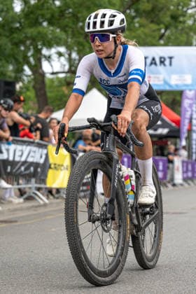Winner Nicole Frain of Australia at a World Cycling Series race in the gravel discipline, Hlinsko, Chrudim district, Pardubice Region, August 1st, 2026. (CTKxPhoto DavidxTanecek) CTKPhotoP2026080103916  CTKPhotoP2026080103916