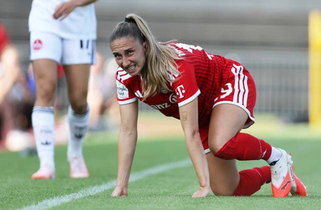 Naschenweng Katharina , Freundschaftsspiel Frauen, FC Bayern München-1.FC Nürnberg , , Fußball , Frauen-Bundesliga in dem Stauferpark-Stadion in Donauwörth , Bayern , Deutschland . August 01 , 2026 . Photo by: Davide Elias IPA Photo Pressefoto DENL Copyright: xDavidexEliasx