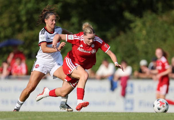 Miller Laura - Alara , Freundschaftsspiel Frauen, FC Bayern München-1.FC Nürnberg , , Fußball , Frauen-Bundesliga in dem Stauferpark-Stadion in Donauwörth , Bayern , Deutschland . August 01 , 2026 . Photo by: Davide Elias IPA Photo Pressefoto DENL Copyright: xDavidexEliasx