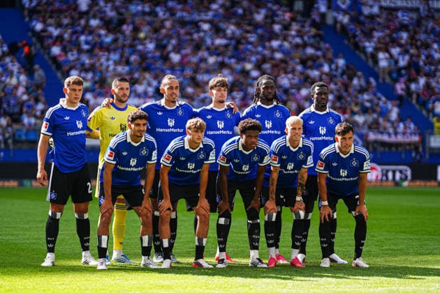 Teamfoto Hamburger SV GER, Hamburger SV vs. FC Everton, Fußball, Testspiel, Saison 2026 2027, 01.08.2026 GER, Hamburger SV vs. FC Everton, Fußball, Testspiel, Saison 2026 2027, 01.08.2026 Hamburg *** Hamburger SV Team Photo (GER), Hamburger SV vs. Everton FC, Soccer, Friendly Match, 2026–2027 Season, August 1, 2026 (GER), Hamburger SV vs. Everton FC, Soccer, Friendly Match, 2026–2027 Season, August 1, 2026, Hamburg Copyright: xEibner-Pressefoto MarcelxvonxFehrnx EP_MFN