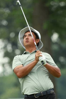 Rocket Classic DETROIT, MICHIGAN - AUGUST 1: Zecheng Dou of People™s Republic of China plays his tee shot on the fifth hole during the third round of the Rocket Classic 2026 at the Detroit Country Club in Detroit, Michigan, MI, USA Saturday, August 1, 2026. Detroit Michigan United States  Copyright: xJorgexLemusx originalFilename:lemus-rocketcl260801_npohP.jpg