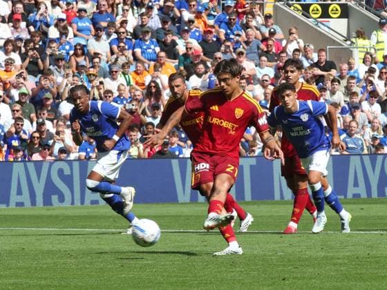 Football, friendly match, Cardiff City v AS Roma