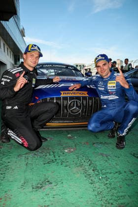 NLS7: KW 6h ADAC Ruhr-Pokal-Rennen, Nürburgring-Nordschleife 2026 - Foto: Gruppe C Photography Ralf Aron, Luca Stolz; Mercedes-AMG Team Ravenol 80, Mercedes-AMG GT3 Nürburg Nürburgring-Nordschleife Rheinland-Pfalz Germany Copyright: xGruppexCxPhotographyx