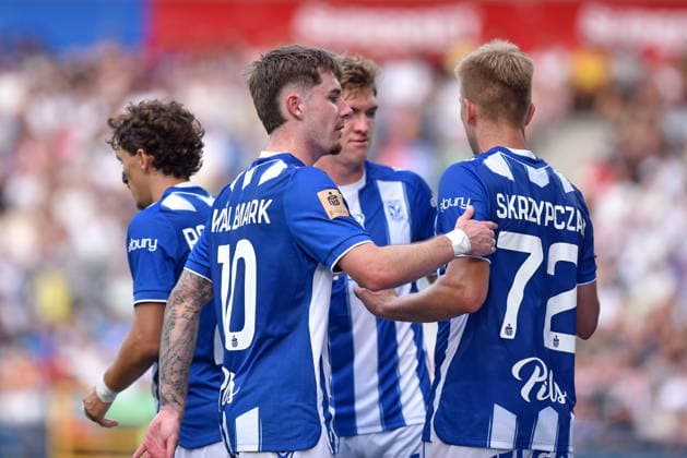 2026.08.01 Krakow Pilka nozna , PKO BP Ekstraklasa sezon 2026 27 Wieczysta Krakow - Lech Poznan N z Pilkarze Lecha, radosc po bramce na 0-1, gol, bramka Foto Krzysztof Porebski PressFocus 2026.08.01 Krakow Football Polish top league , 2026 2027 season Wieczysta Krakow - Lech Poznan Pilkarze Lecha, radosc po bramce na 0-1, gol, bramka Credit: Krzysztof Porebski PressFocus NEWSPIX.PL --- newspix.pl POLAND OUT! 
