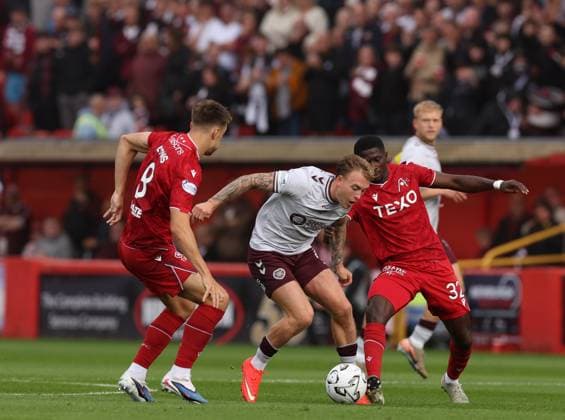 Football, Aberdeen FC v Heart of Midlothian