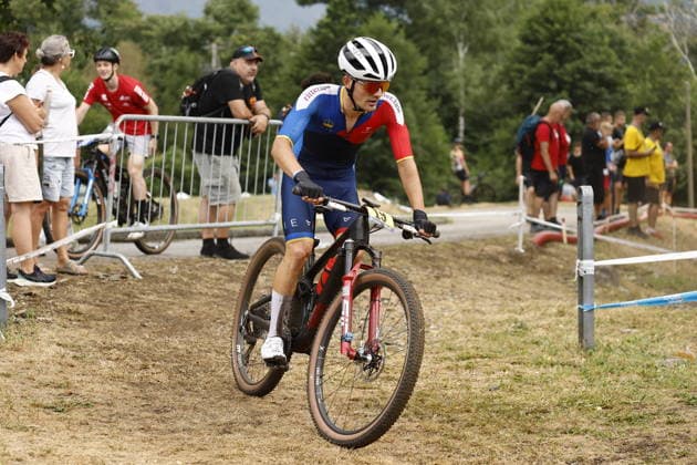 01.08.2026, Monteceneri, Monte Ceneri, 2026 UEC MTB European Championship, EM, Europameisterschaft XCO Men U23 s Final (cross country olympic) Felix Sprenger 19 (LIE) Monteceneri Monte Ceneri Ticino Switzerland *** August 1, 2026, Monteceneri, Monte Ceneri, 2026 UEC MTB European Championship XCO Men s U23 Final, Cross Country Olympic, Felix Sprenger, 19, LIE, Monteceneri, Monte Ceneri, Ticino, Switzerland Copyright: xJustPictures.ch FrancescoxMinghettix jp-en-FrMi-_NG_0024