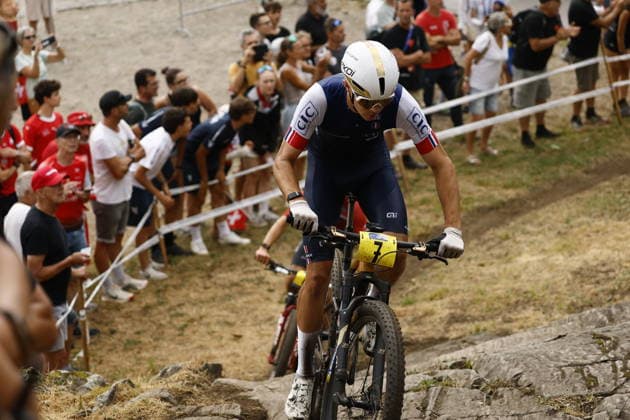 01.08.2026, Monteceneri, Monte Ceneri, 2026 UEC MTB European Championship, EM, Europameisterschaft XCO Men U23 s Final (cross country olympic) NaÃ«l Rouffiac 7 (FRA) Monteceneri Monte Ceneri Ticino Switzerland *** August 1, 2026, Monteceneri, Monte Ceneri, 2026 UEC MTB European Championship XCO Men s U23 Final, Cross Country Olympic, Naël Rouffiac 7 FRA, Monteceneri, Monte Ceneri, Ticino, Switzerland Copyright: xJustPictures.ch FrancescoxMinghettix jp-en-FrMi-_NG_0084