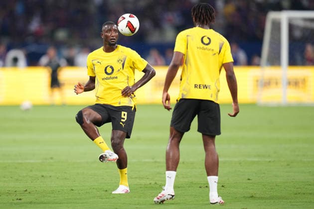 Serhou Guirassy (Dortmund), AUGUST 1, 2026 - Football Soccer : International Friendly, Länderspiel, Nationalmannschaft match between FC Tokyo -1 Borussia Dortmund at MUFG STADIUM (National Stadium) in Tokyo, Japan.  aflo_339794580 KenxAsakurax