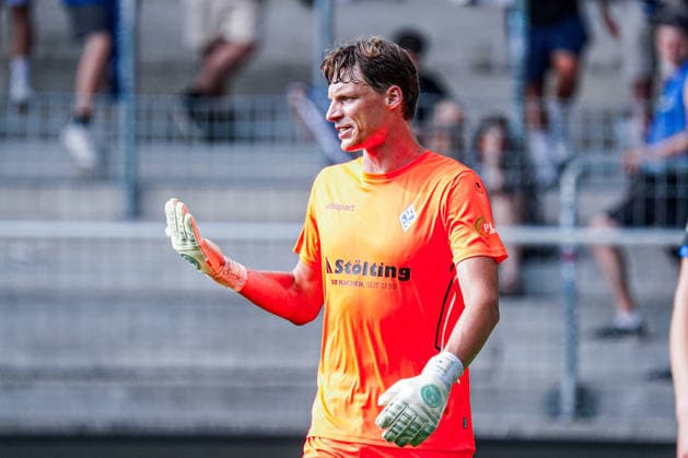 Deutschland: Fussball 2026 2027 , Testspiel , Freundschaftsspiel - SV Waldhof Mannheim vs. SG Einracht Frankfurt - Carl-Benz-Stadion (Mannheim) : Thijmen Nijhuis (SV Waldhof Mannheim, 1) Mimik, Gesichtsausdruck, Emotion, Geste, Gestik, Emotion Mannheim Carl-Benz-Stadion Deutschland *** Germany Soccer 2026 2027, Exhibition Match, Friendly Match: SV Waldhof Mannheim vs. SG Eintracht Frankfurt at Carl Benz Stadium, Mannheim; Thijmen Nijhuis, SV Waldhof Mannheim, 1 Facial expression, Emotion, Gesture, Body language, Emotion, Mannheim, Carl Benz Stadium, Germany Copyright: xBennetxLongx