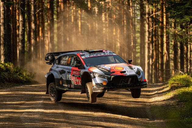 IPA87163955 - Thierry Neuville (BEL) and Martijn Wydaeghe (BEL) in a Hyundai i20 N Rally1 from the Hyundai Shell Mobis World Rally Team in action during the FIA WRC, Motorsport Rallye, WM SECTO RALLY FINLAND in Jyväskylä, Finland, July 30–August 2, 2026.  Copyright: xFedericoxManoni IPAxSportx xx 87163955