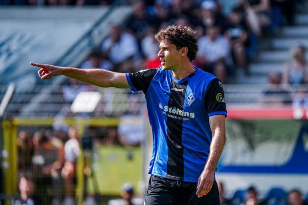 Deutschland: Fussball 2026 2027 , Testspiel , Freundschaftsspiel - SV Waldhof Mannheim vs. SG Einracht Frankfurt - Carl-Benz-Stadion (Mannheim) : Maximilian Thalhammer (SV Waldhof Mannheim, 8) Mimik, Gesichtsausdruck, Emotion, Geste, Gestik, Emotion Mannheim Carl-Benz-Stadion Deutschland *** German Soccer 2026 2027, Exhibition Match, Friendly Match: SV Waldhof Mannheim vs. SG Eintracht Frankfurt, Carl Benz Stadium, Mannheim, Maximilian Thalhammer, SV Waldhof Mannheim, 8 facial expressions, emotions, gestures, body language, Mannheim, Carl Benz Stadium, Germany Copyright: xBennetxLongx