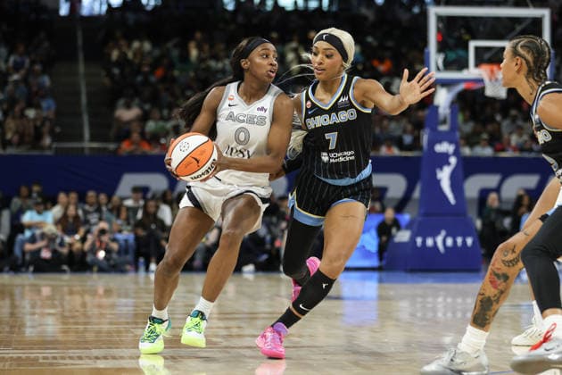 Basketball, Women's, WNBA, Chicago Sky – Las Vegas Aces