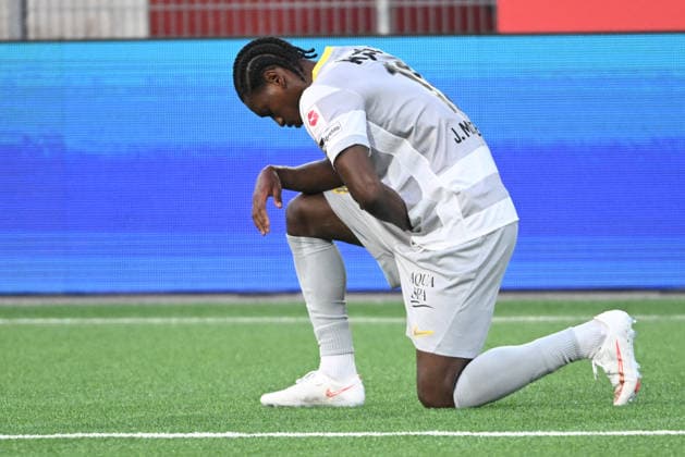 THUN, SWITZERLAND - AUGUST 1: Joel Monteiro of Young Boys celebrate his score 0:1 during the Swiss Super League 2026 27 match between FC Thun and BSC Young Boys at Visana Stadion on August 1, 2026 in Thun, Switzerland. Thun VISANA Stadion Bern Switzerland *** THUN, SWITZERLAND, AUGUST 1: Joel Monteiro of Young Boys celebrates his goal (0–1) during the 2026–27 Swiss Super League match between FC Thun and BSC Young Boys at Visana Stadium on August 1, 2026, in Thun, Switzerland. Thun, Visana Stadium, Bern, Switzerland Copyright: xJustPictures.ch ManuelxWinterbergerx jp-en-EuSpIm-MWI_1737