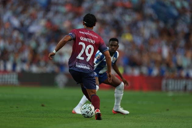 August 1, 2026, Coimbra, Coimbra, Portugal: COIMBRA, PORTUGAL - AUGUST 1: Luis Quintero of Torreense controls the ball during the match between FC Porto and Torreense -for the Candido de Oliveira Super Cup 2026 at Estadio Cidade de Coimbra on August 1, 2026 in Coimbra, Portugal. Candido De Oliveira Super Cup 2026 FC Porto X Torreense  - ZUMAe141 20260801_zsp_e141_024 Copyright: xLuisxEirasx