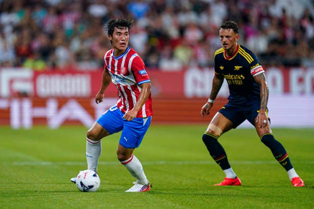 Football, friendly match, FC Girona v FC Arsenal