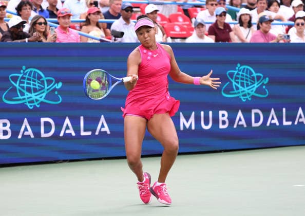 August 1, 2026, Washington, Columbia, USA: NAOMI OSAKA of Japan during the match against A. Eala of Philippines in semi-finals of Mubadala Washington DC, USA. Washington USA - ZUMAc278 20260801_zsp_c278_036 Copyright: xMarcinxCholewinskix