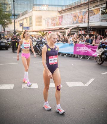 Adidas Runners City Night Berlin 2026 Hendel Kristina (Marathon Team Berlin, F9) und Pfeiffer Esther (Düsseldorf Athletics, F2) 10KM Frauen, adidas Runners City Night am Kurfürstendamm in Berlin-Charlottenburg, Berlin (Deutschland) am 01. August 2026 *** Adidas Runners City Night Berlin 2026: Kristina Hendel (Marathon Team Berlin, F9) and Esther Pfeiffer (Düsseldorf Athletics, F2) in the Women’s 10K, Adidas Runners City Night on Kurfürstendamm in Berlin-Charlottenburg, Berlin, Germany, on August 1, 2026 Copyright: xBEAUTIFULxSPORTS Kuehnx