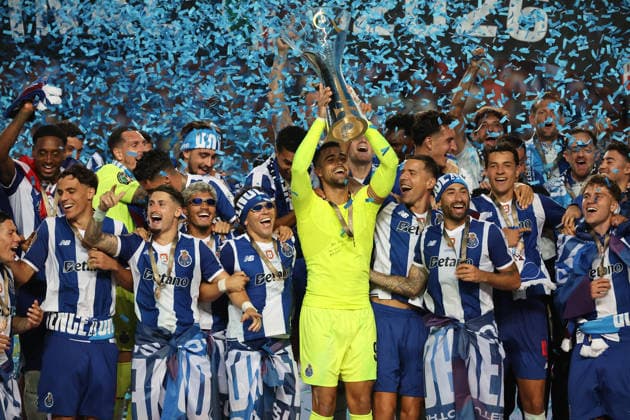Football, Portugal, Super Cup: Winners FC Porto beat UD Torreense