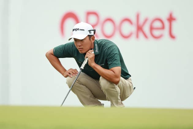 Rocket Classic DETROIT, MICHIGAN - AUGUST 1: Michael Kim of the United States during the third round of the Rocket Classic 2026 at the Detroit Country Club in Detroit, Michigan, MI, USA Saturday, August 1, 2026. Detroit Michigan United States  Copyright: xJorgexLemusx originalFilename:lemus-rocketcl260801_np1au.jpg