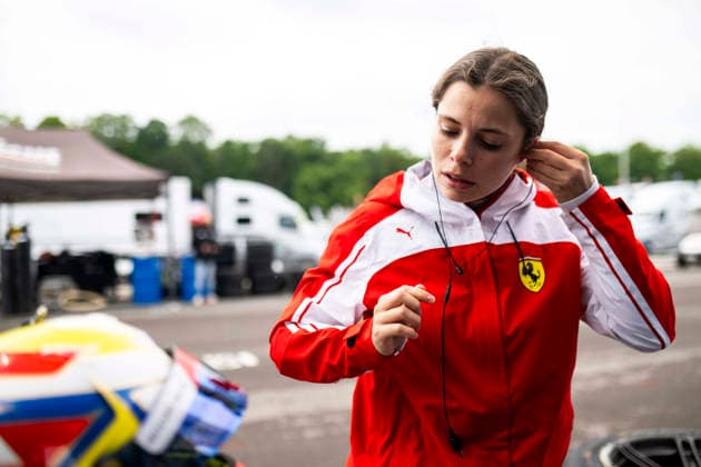 AUTO - IMSA - ROAD AMERICA 2026 WADOUX DUCELLIER Lilou (fra), AF Corse, Ferrari 296 GT3 Evo, portrait during the Motul SportsCar Endurance Grand Prix, 8th round of the 2026 IMSA WeatherTech SportsCar Championship, from July 31 to August 2, 2026 on the Road America Circuit in Elkhart Lake, Wisconsin, United States of America - Elkhart LakeUnited States  Copyright: xFabrizioxBoldonix