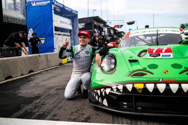 AUTO - IMSA - ROAD AMERICA 2026 KING Harry (gbr), AO Racing, Porsche 911 GT3 R (992.2), portrait during the Motul SportsCar Endurance Grand Prix, 8th round of the 2026 IMSA WeatherTech SportsCar Championship, from July 31 to August 2, 2026 on the Road America Circuit in Elkhart Lake, Wisconsin, United States of America - Elkhart LakeUnited States  Copyright: xFabrizioxBoldonix