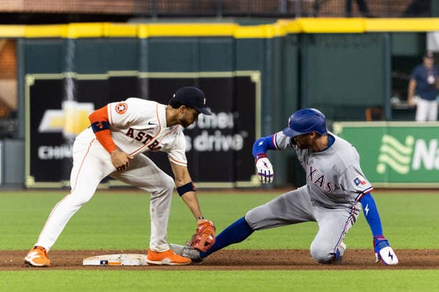 Baseball, MLB, Houston Astros v Texas Rangers